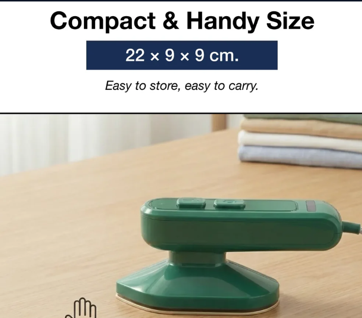 Portable Steam Iron – 2-in-1