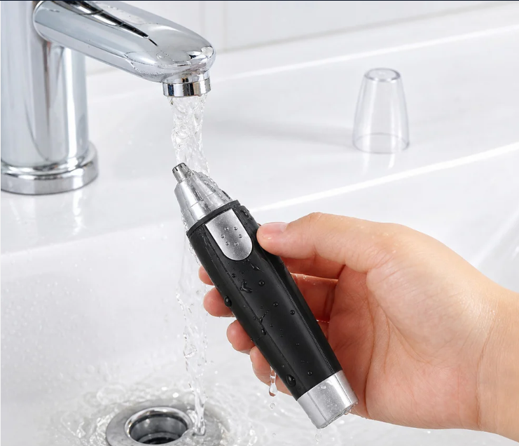 Ear & Nose Hair Trimmer – Painless, Battery-Operated