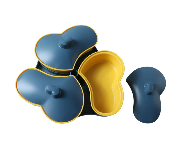 Multipurpose Snack Serving Tray with Lid