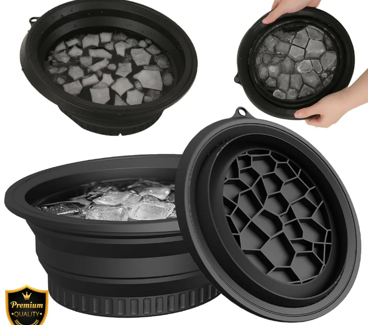 Foldable Ice Face Bowl – Instant Glow & Cooling Facial Therapy