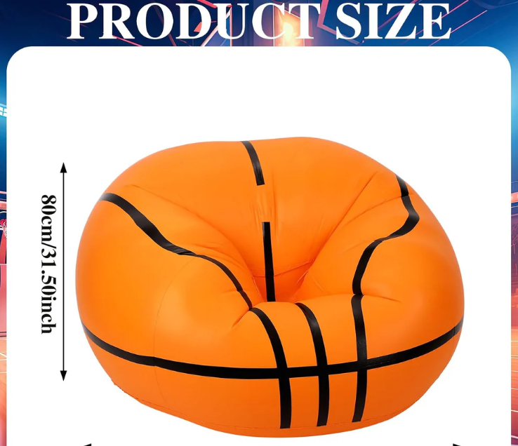 Inflatable Ball Sofa – Space-saving, fun lounge seat for kids & adults