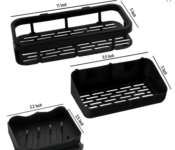 Wall Mounted Bathroom Storage Rack – Space-saving & Rust-resistant