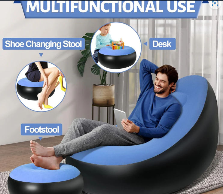 Inflatable Sofa Chair – Portable, Comfortable Indoor & Outdoor Seating