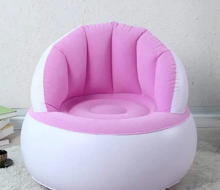 Kids Inflatable Sofa Chair – With Foot Pump & Backrest