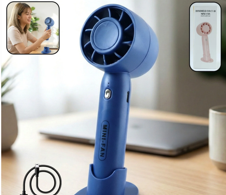 Rechargeable Mini Handheld Fan – Portable Personal Cooling