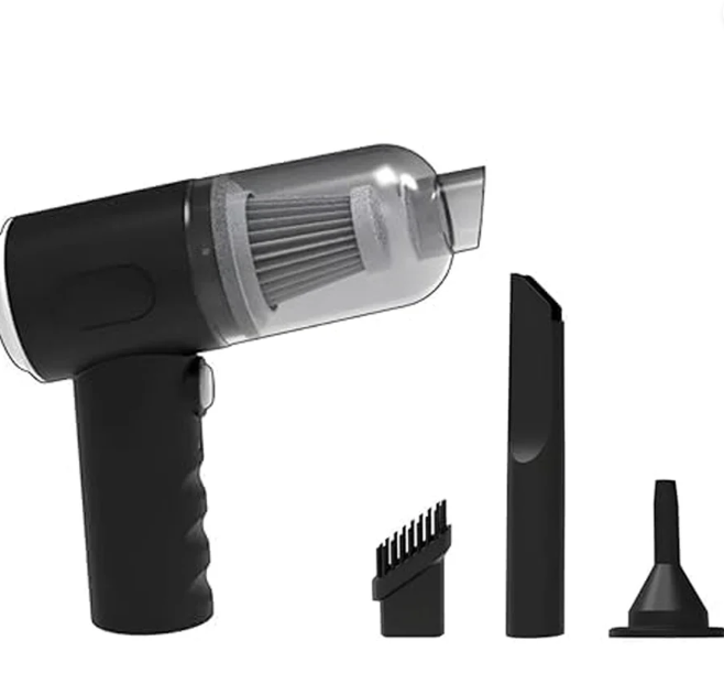 Mini Car Vacuum – Wireless, Portable & 3-in-1 Cleaner