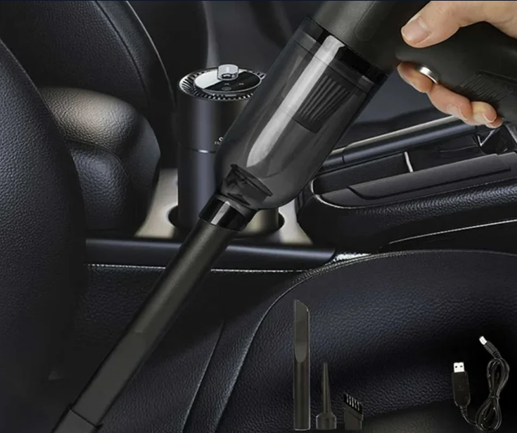 Mini Car Vacuum – Wireless, Portable & 3-in-1 Cleaner